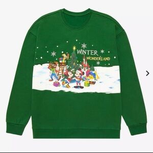 Disney WDW Winter Wonderland Group Portrait Crewneck - BoxLunch Exclusive